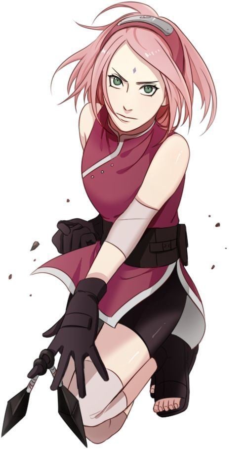 Sakura Haruno (春野サクラ, Haruno Sakura) is one of the main characters in the  series. She is a chūnin-level kunoi…