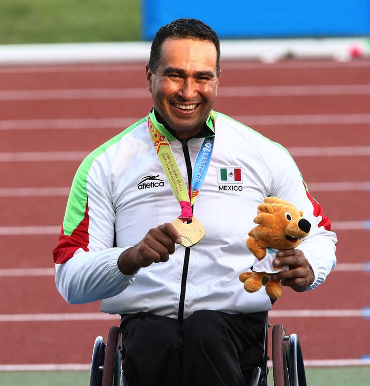 Saúl Mendoza Sal Mendoza se qued con oro en 800 metros sobre silla de ruedas
