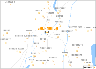 Salamanga Salamanga Mozambique map nonanet