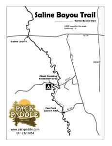 Saline Bayou Saline Bayou Trail Pack and Paddle