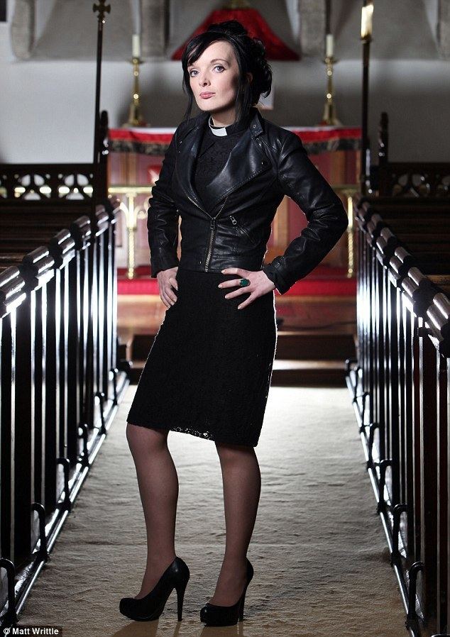 Sally Hitchiner The Vicar wears Prada How the Rev who posed for a fashion