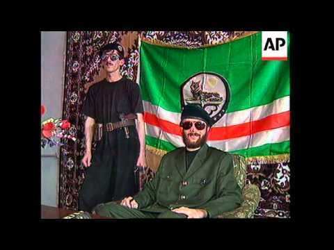 Salman Raduyev RUSSIA CHECHNYA CHECHEN REBEL SALMAN RADUYEV PRESS CONFERENCE