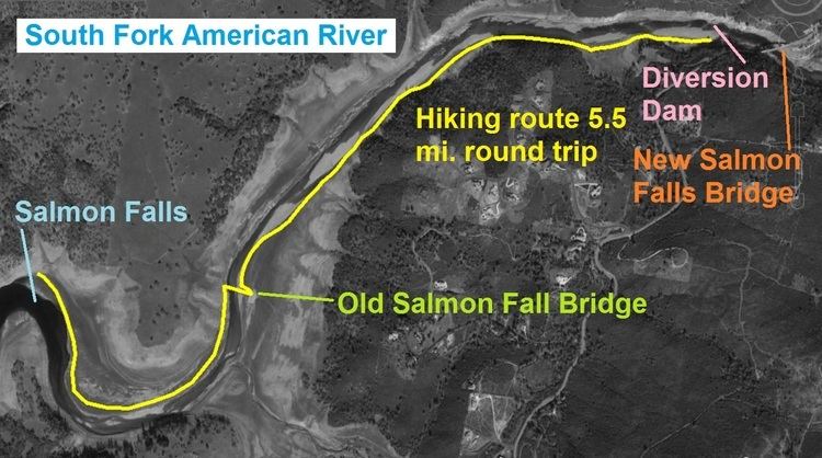 Salmon Falls, California American River Salmon Falls bridge to bridge hike