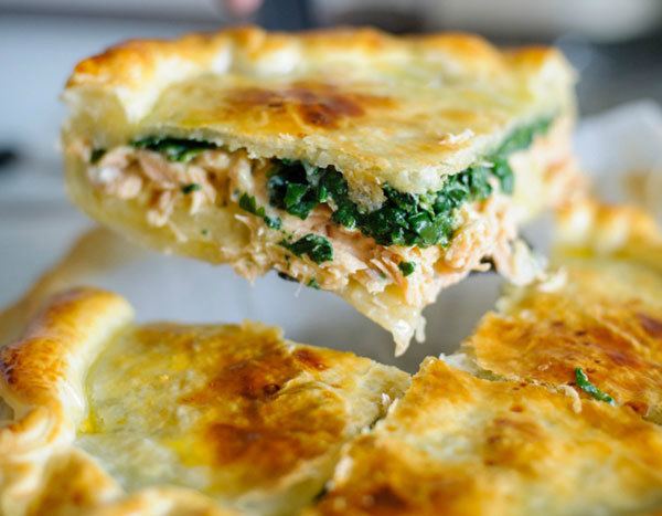 Salmon pie Recipe Salmon Pie with Potatoes amp Spinach Eatwell101