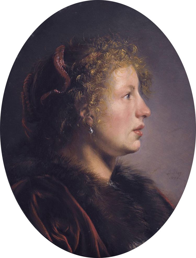 Salomon de Bray FileStudy of a young woman in profile by Salomon de Bray 1597