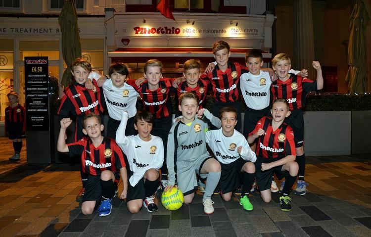 Saltdean United F.C. Pinocchio Proudly Sponsors Saltdean United under 11s