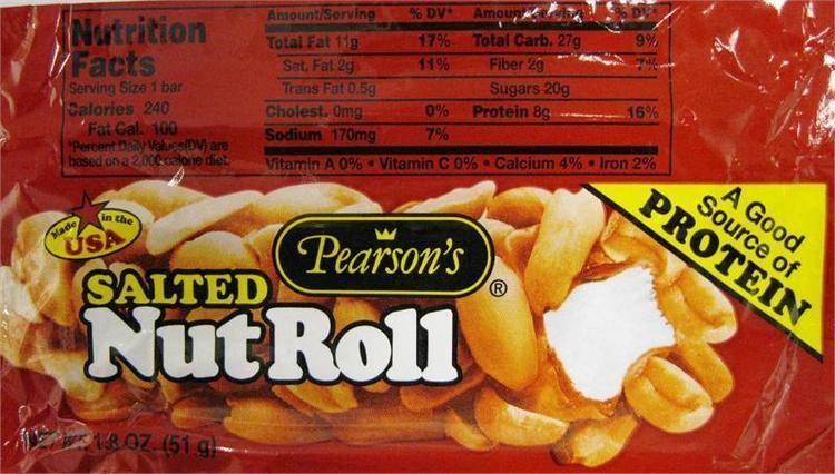 Salted Nut Roll Pearsons Salted Nut Roll