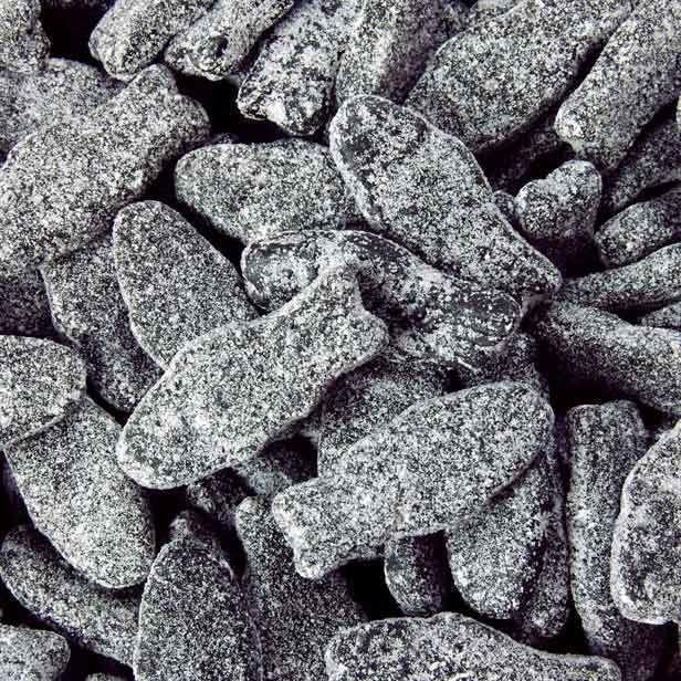 Salty liquorice Swedish Salty Liquorice Fish Treasure Island Sweets