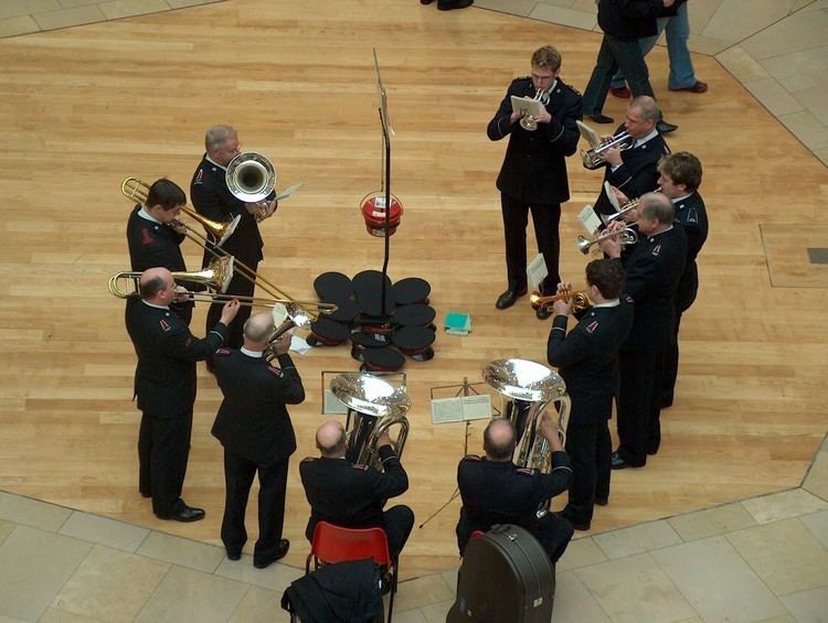 Salvation Army brass band FileSalvation Army Brass Band in Bullring 122 Cjpg Wikimedia Commons
