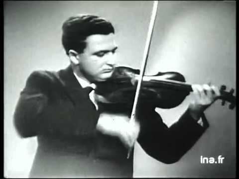 Salvatore Accardo Salvatore Accardo violin Archival footage 1960 Debussy Minstrels