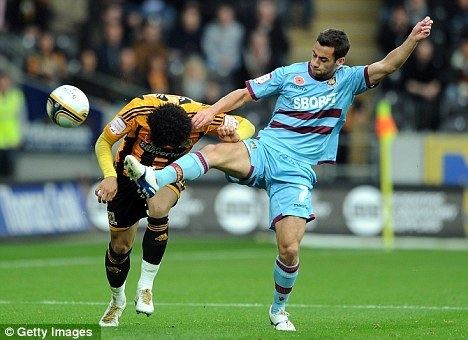 Sam Baldock Hull 0 West Ham 2 Sam Baldock and Jack Collison complete smash and