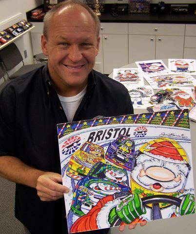 Sam Bass (artist) NASCAR Artist Sam Bass to visit BMS Dec 1617 to introduce