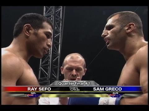 Sam Greco Ray Sefo vs Sam Greco K1 GP 3999 FINAL YouTube