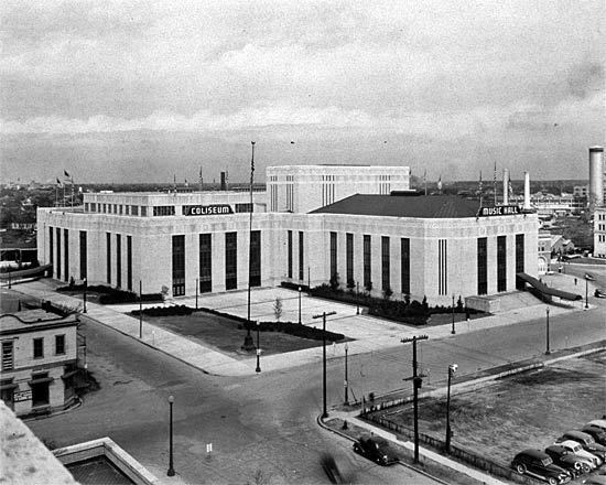 Sam Houston Coliseum Houston Deco 1930s Sam Houston Coliseum and Music Hall