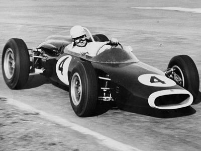 Sam Tingle Sam Tingle in 1963 in his first LDS Alfa powered during the Rand