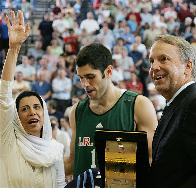 Samad Nikkhah Bahrami NBAcom Iranian National Team vs Jazz July 21 2008