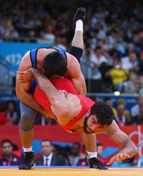 Saman Tahmasebi Vladimer Gegeshidze Pictures Olympics Day 10 Wrestling