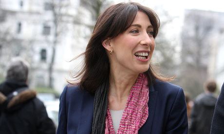 Samantha Cameron Samantha Cameron opens up about pregnancy over coffee and