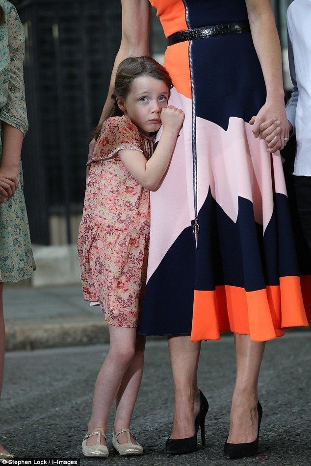 Samantha Cameron Samantha Cameron wears Roksanda dress to bid farewell to Downing