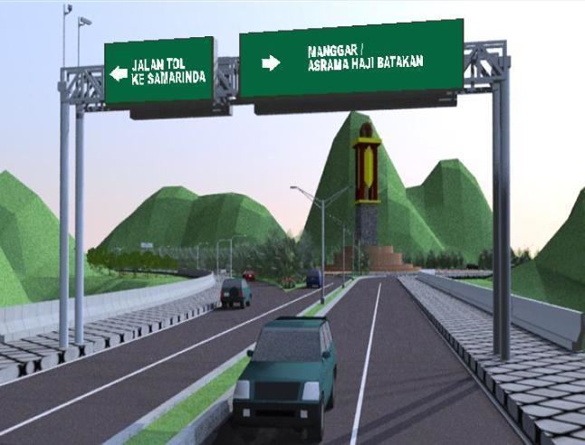 Samarinda-Balikpapan Expressway Toll Road Samarinda Logistic Hub