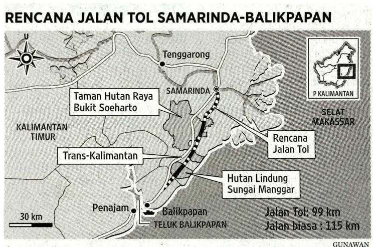 Samarinda-Balikpapan Expressway EAST KALIMANTAN Toll Road Freeway BalikpapanSamarinda 992