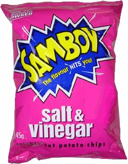 Samboy Samboy Salt amp Vinegar Chips Australian Chips