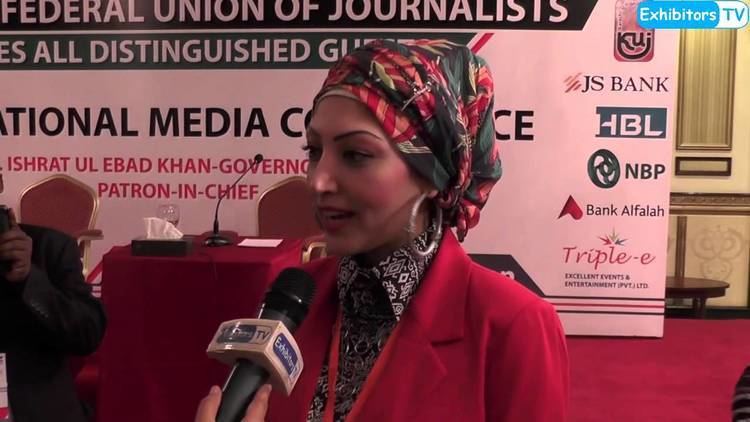 Sameera Aziz IMC 2015 Pakistan Sameera Aziz renowned Journalist from