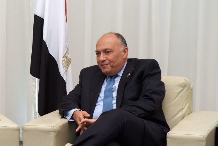 Sameh Shoukry Egypt foreign minister makes rare visit for Netanyahu meet The