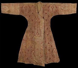 Samite Seljuk Silk Samite Robe Central Asia 11th Century period dress