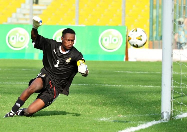 Sammy Adjei Former goal keeper Sammy Adjei now manages a public latrine in