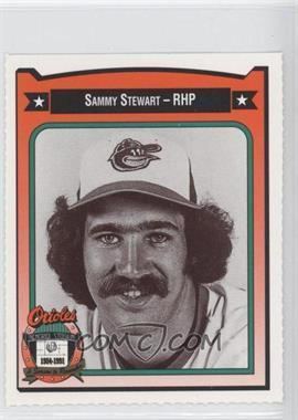 Sammy Stewart 1991 AllTime Baltimore Orioles Team Issue Base 439 Sammy