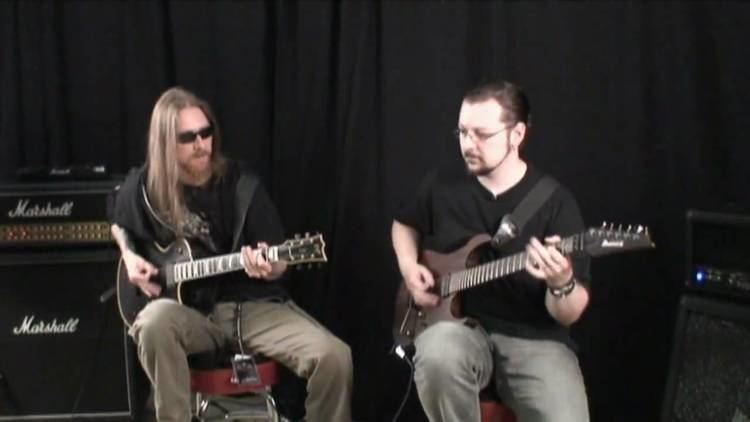 Samoth Ihsahn amp Samoth from Emperor guitar session YouTube