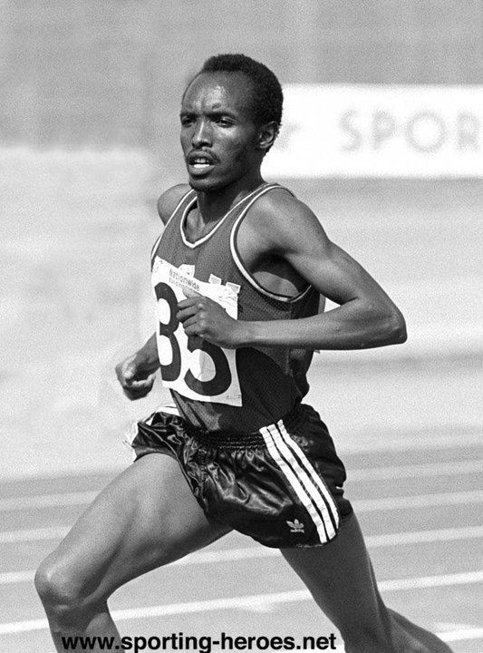 Samson Kimobwa Samson KIMOBWA World 10000m record at 21 Kenya