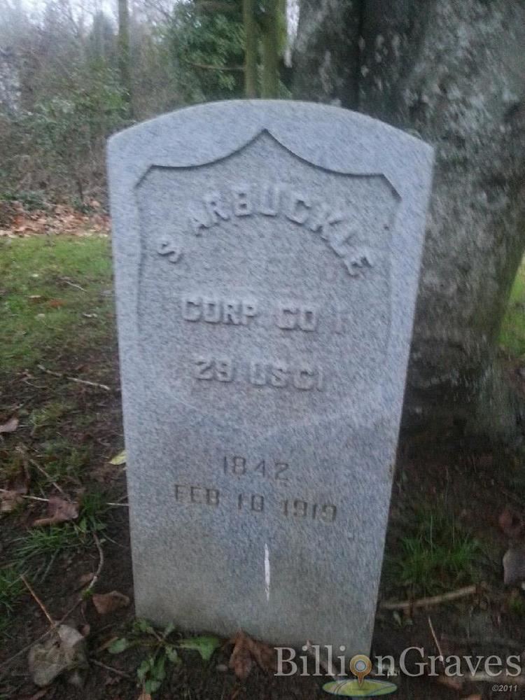 Samuel Arbuckle Grave Site of Samuel Arbuckle 18431919 BillionGraves