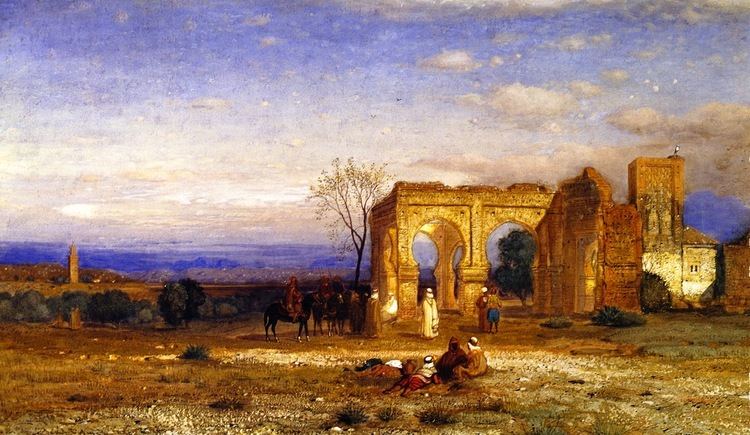 Samuel Colman The Athenaeum Gathering by the Ruins Samuel Colman