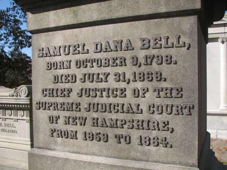 Samuel Dana Bell Samuel Dana Bell 1798 1868 Find A Grave Memorial