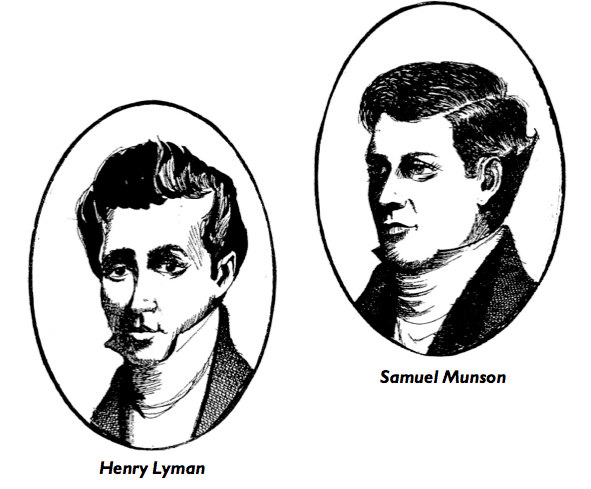 Samuel Munson PrunePicker Samuel Munson and Henry Lyman Christian Martyrs in