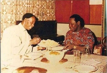 Samuel Oshoffa Throwback Photo of Obasanjo and Late Founder of Celestial