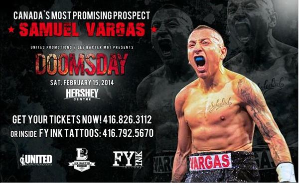 Samuel Vargas Samuel Vargas al ring el 15 de febrero Boxeo de Colombia