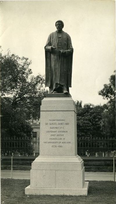 Samuel Way Sir Samuel Way Memorial Statue Adelaidia