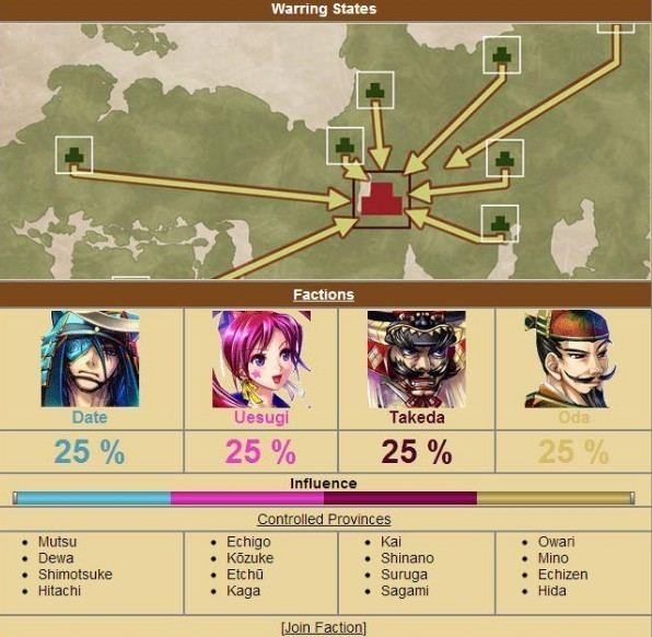 Samurai Taisen Samurai Taisen Browser Game from MMOHUNTERCOM