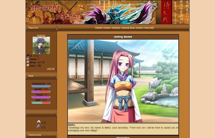 Samurai Taisen Samurai Taisen Strategy browser game