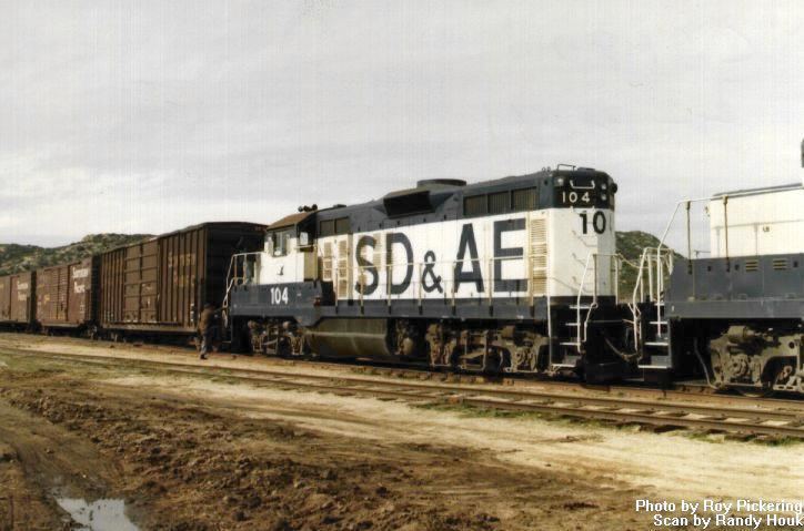San Diego and Arizona Eastern Railway Campo Photos on the SDampASDampAE