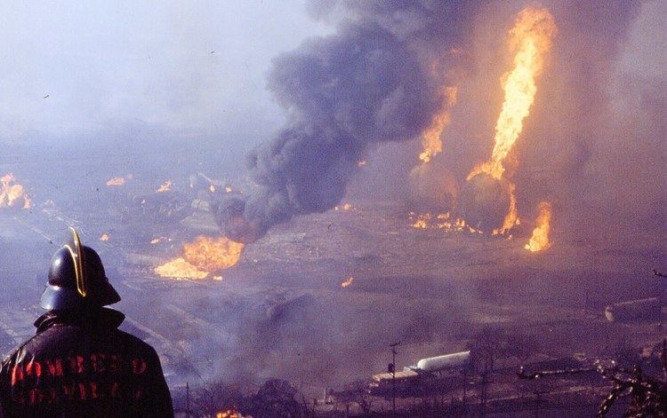 A massive series of explosions at a liquid petroleum gas (LPG) tank farm in San Juanico