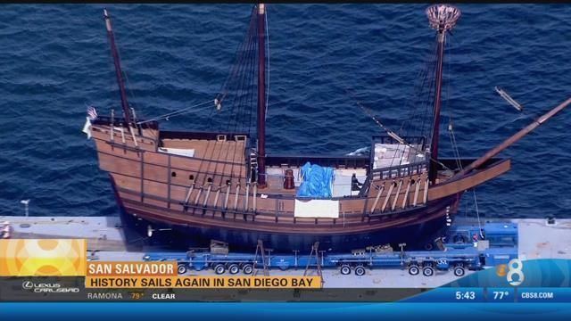 San Salvador (Cabrillo's ship) San Salvador replica set to launch next month CBS News 8 San