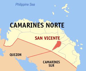 San Vicente, Camarines Norte