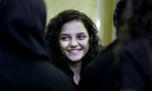 Sanaa Seif From a young activist a show of anger at Egypt39s courts New Wave