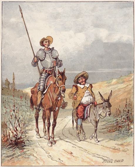 Sancho Panza FileDon Quixote and Sancho Panza by Jules Davidpng Wikimedia Commons