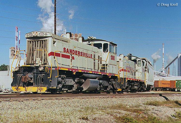 Sandersville Railroad wwwamericanrailscomimagesSandersville1312jpg