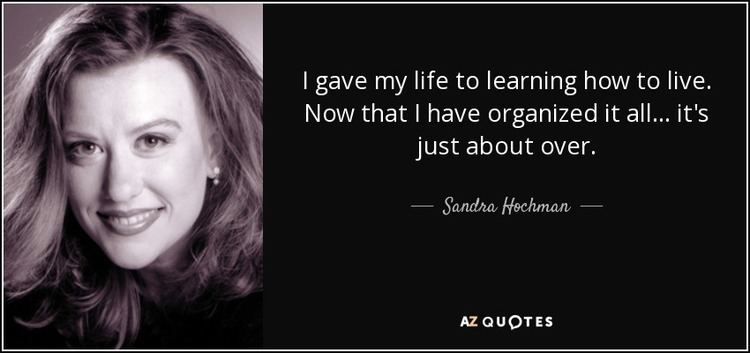 Sandra Hochman QUOTES BY SANDRA HOCHMAN AZ Quotes